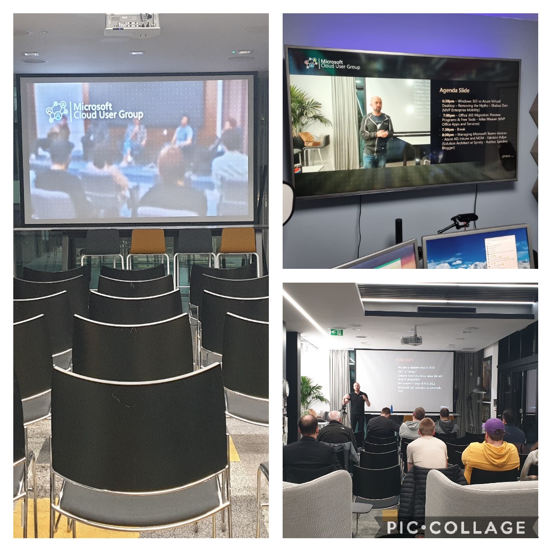 Massive thank you to everyone that joined us tonight for the first 2021 Microsoft Cloud User Group event in #Manchester.Big thanks to those who joined us in person or via our first live stream and huge thanks to our speakers @ShabazDarr <a href="/fabriziovlp/">Fabrizio Volpe</a> <a href="/MADMike_365/">Mike Weaver</a> #mscug