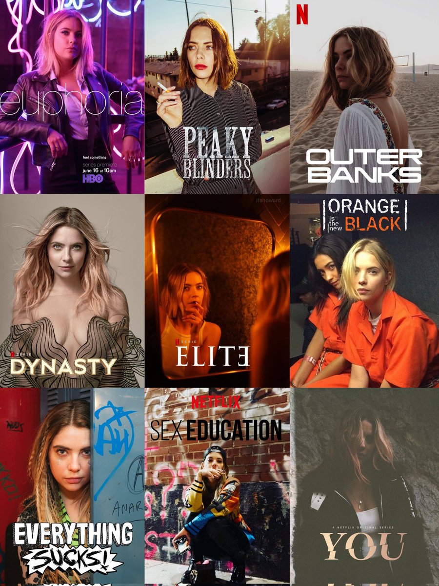 ifshoward's tweet photo. ashley benson as series covers https://t.co/6OA2lPd43h