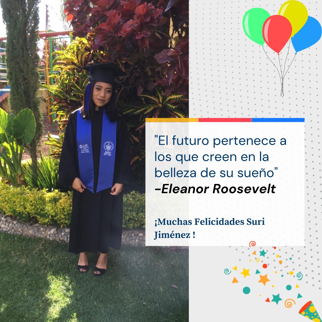 DMInmobiliariaa's tweet photo. Hoy queremos felicitar a nuestra compañera @SaddaiCordero por terminar esta etapa de su vida 👏🎓🎊
#DMInmobiliaria #Lic #Educación #Sueños https://t.co/THJEsp0Mqv