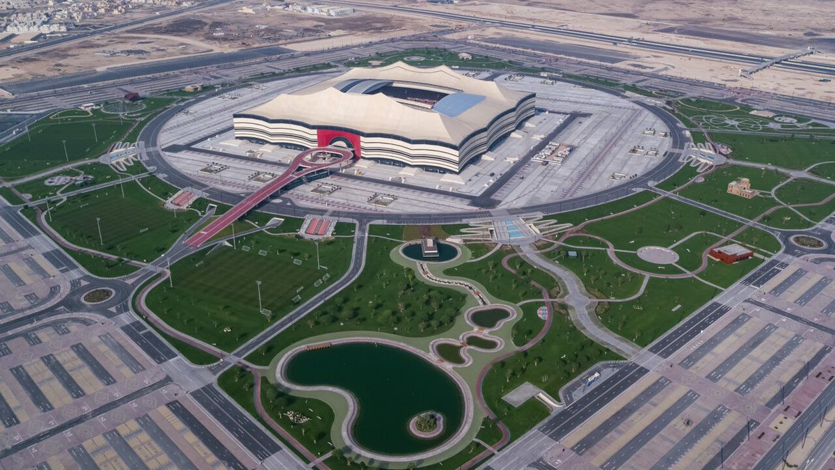 ma2loube's tweet photo. Al Bayt stadium is actually the best one https://t.co/9PN01tdIOq