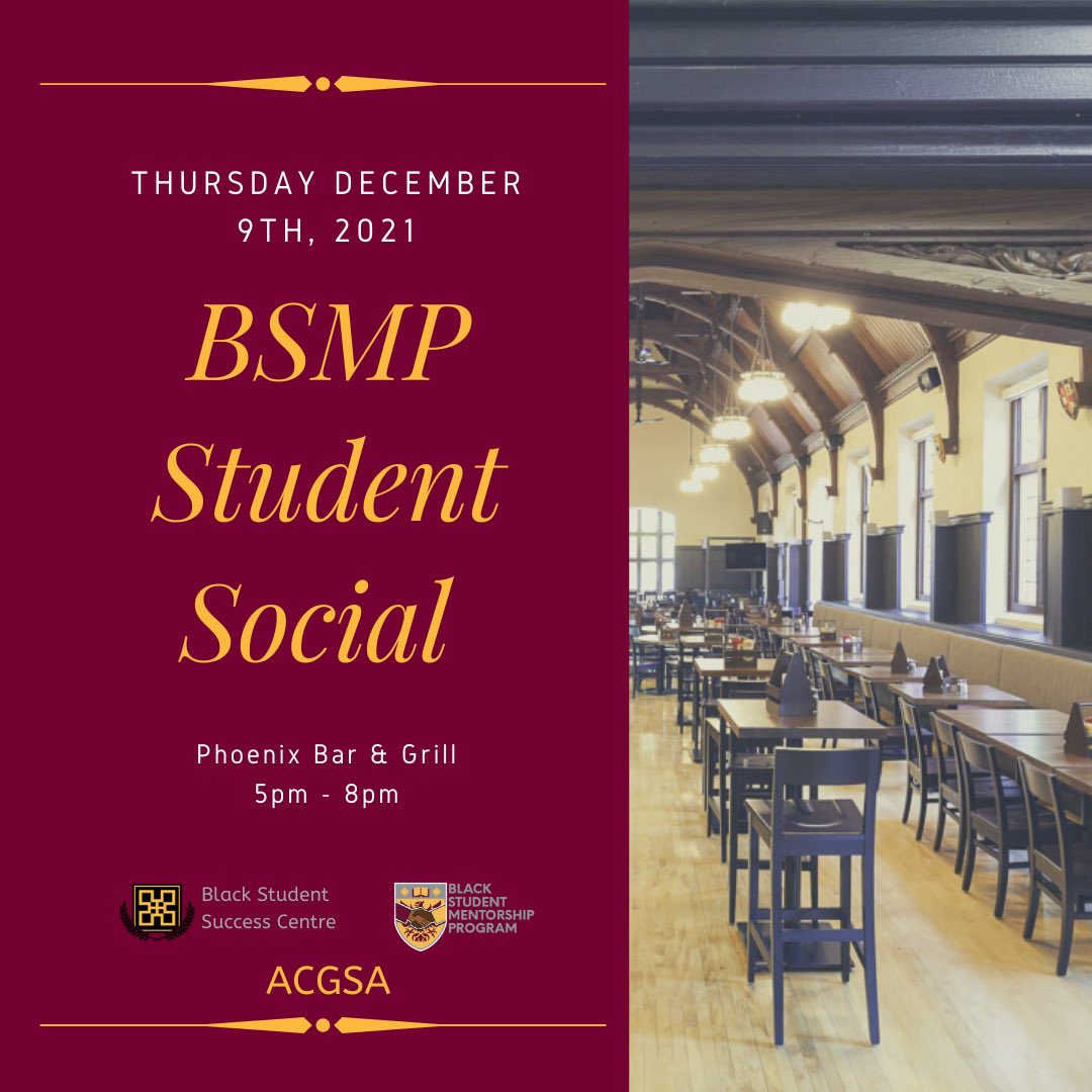 BSMP_McMASTER's tweet photo. BSMP is inviting Graduate &amp; Undergraduate mentor and mentees to the Phoenix Bar &amp; Grill for a night full of memories.😊 The event will begin at 5 pm and includes fun activities such as beer tasting (bring your I.D)
Due to COVID restrictions, click the link in our bio to register. https://t.co/ELIxet8HZD