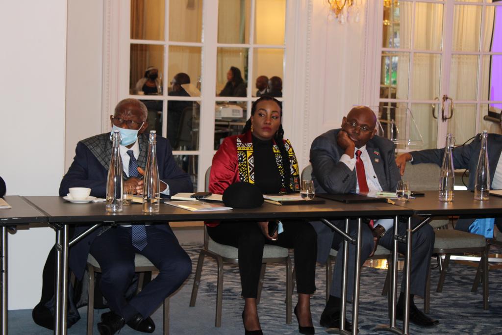 MEsipisu's tweet photo. Was joined by PS @MaritimeKE @Nancykarigithu in meeting with African ambassadors in London to drum up support for Kenya's re-election to the Council of the IMO under Category C for the 2022-2023 Biennium during the 32nd Session of the IMO Assembly to be held on 10 December 2021. https://t.co/map6KnhBHu