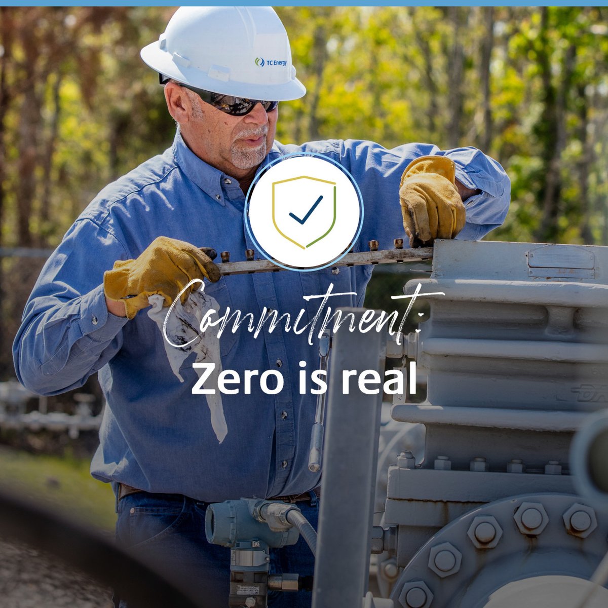 TCEnergy's tweet image. We've made a commitment to maintaining our dedication to zero harm, loss and incidents. We're doing this by improving both personal and process safety performance. Find out what zero is real means to us: TCEnergy.com/protectingourp… #OurSharedFuture