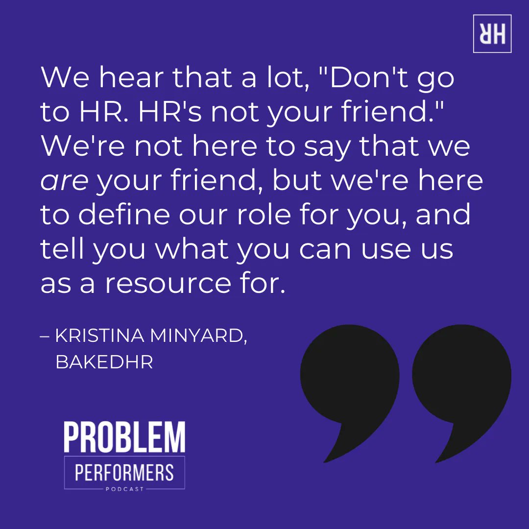 NEW #ProblemPerformersPod episode! Jazmine and Kristina of #BakedHR stop by for an important discussion on the lack of information about what HR’s true purpose is and how they aim to bridge that gap for people outside of the HR profession. 🎧 Listen now: buff.ly/3xCgCmX