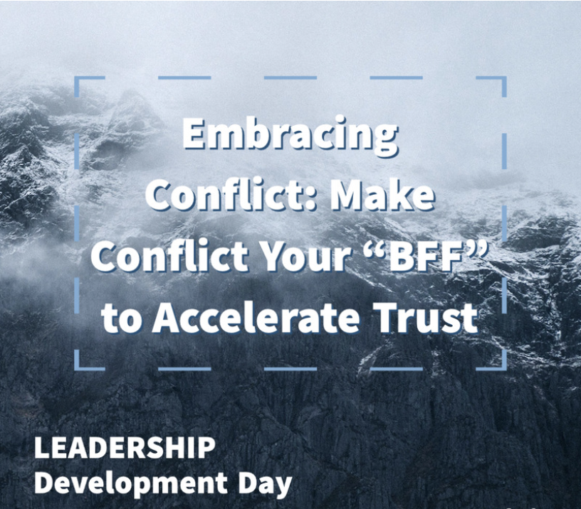 Join us for LEADERSHIP Development Day! This will be a combination live &amp; virtual event! We will have virtual speakers in partnership with <a href="/adenleadership/">Greg Aden</a>! I will be speaking on Embracing Conflict: Make Conflict Your “BFF” to Accelerate Trust. 

Register: ow.ly/C8L050GTluc