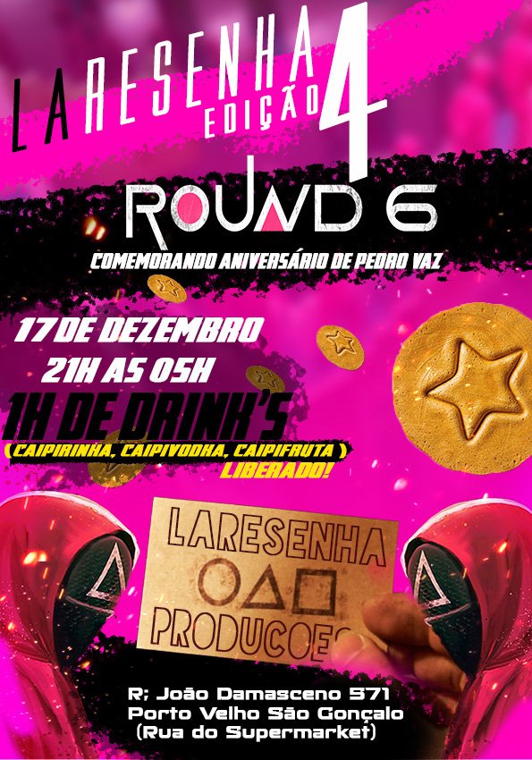 KaioCoutin's tweet photo. A melhor resenha do ano está de volta porra 🎊
Brota que é sucesso
#Laresenha4 https://t.co/BUUYvmQUtR