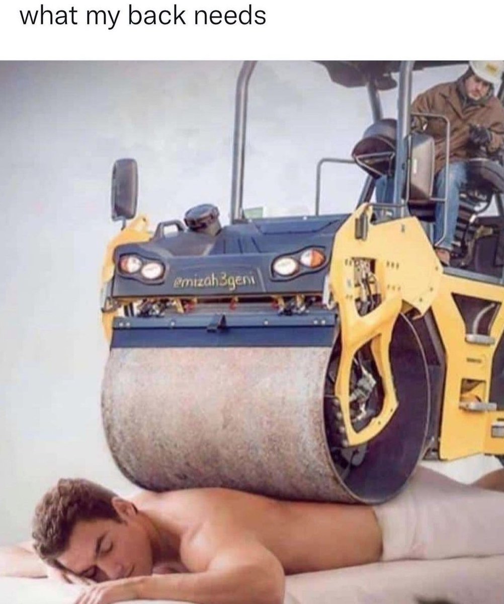 With a tiny man on it