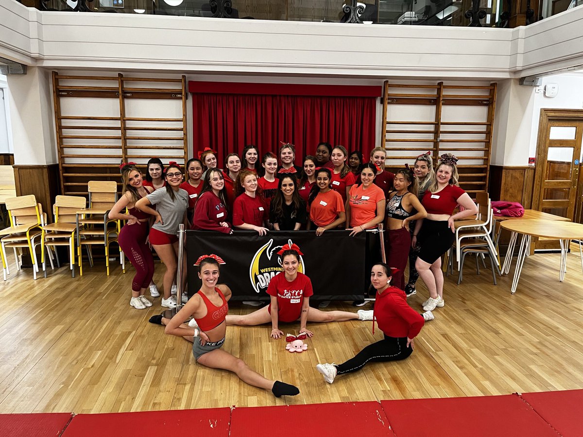 UWSUCheer's tweet photo. We’re coming back stronger than ever this year #westminsterdragons @WestminsterSU @peter_bonfield https://t.co/i99pZzHiCX
