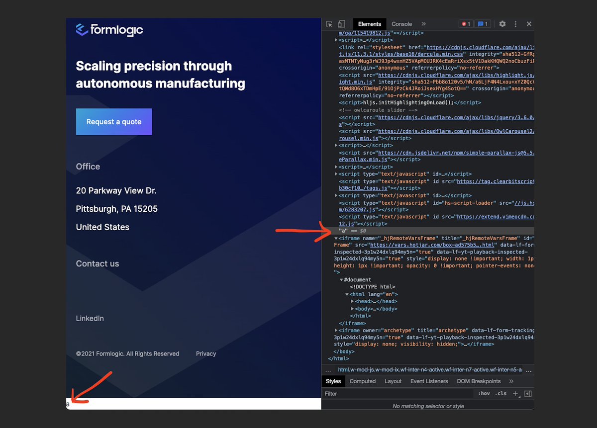 jlepler91's tweet photo. @Formlogic I was just about to apply to the SWE (Rust) role, when I couldn't help but notice the abandoned "a" at the bottom of your website...
Applying now. Please let me know how else I can help @Formlogic as a diligent, motivated, and adaptable software engineer. Cheers :) https://t.co/5YZpJ2dqaj