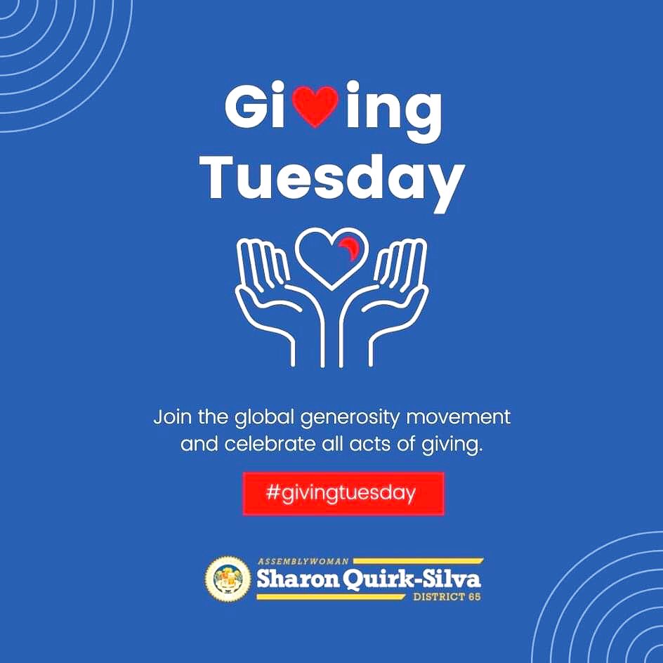 QuirkSilvaCA's tweet photo. This Giving Tuesday, let's all do our part to help the non-profit organizations that do so much to support our communities.  #GivingTuesday2021 #CalNonprofits #CALeg https://t.co/nELqMT4Hdf
