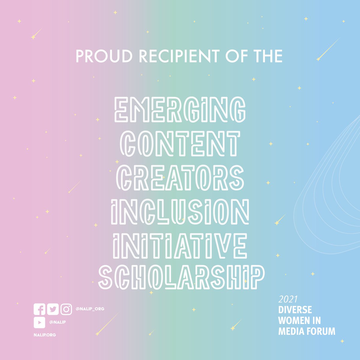 moctezumasnose's tweet photo. Thank you @NALIP_org #dwimf21 #ECCII #Weareinclusion https://t.co/Helz5jCPzR