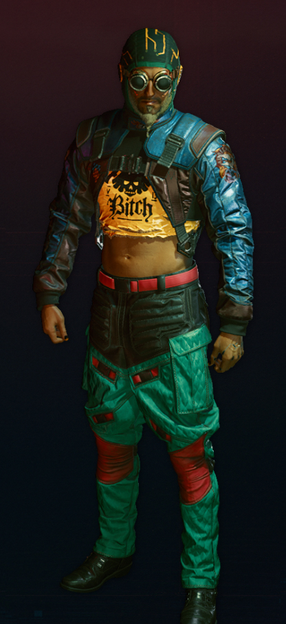 CrowPickle's tweet photo. @CyberpunkGame The futuristic fashion in this game blew me away. It has such an authentic wildness to it but also feels believable. https://t.co/mNWkNljSP0