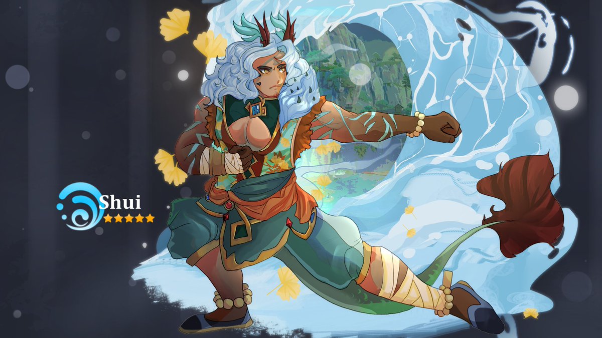 polyyonbeetle's tweet photo. a new Liyue adeptus appears! ever wondered how the rice terrace fields were formed in Qingce and beyond? look no further than this lovely man, he carved them by hand!
(#GenshinImpact #fanart #OC #himbo ) https://t.co/ZTxiYGBAt1