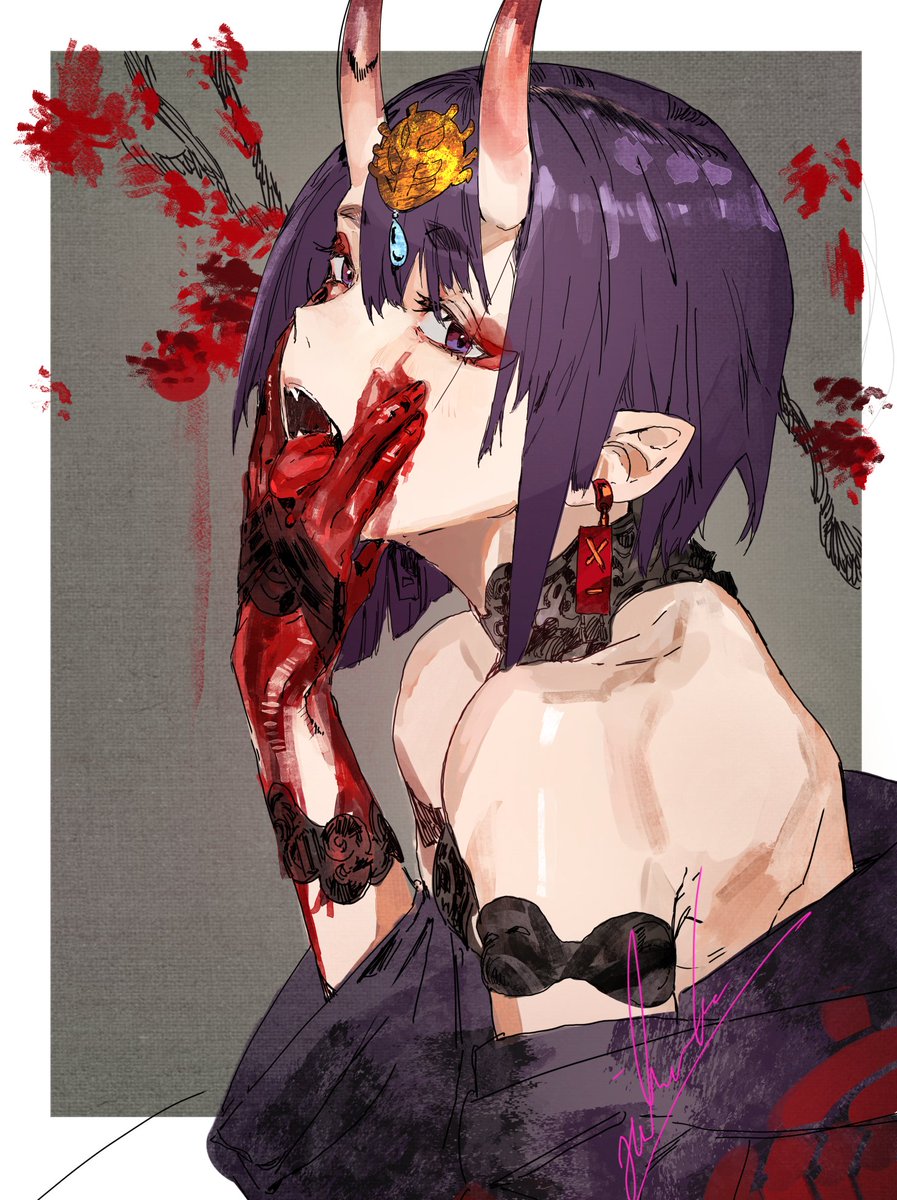 蘆屋道満(Fate) 「過去FGO絵 」|木野花ヒランコ(株式会社レッドハウス)のイラスト