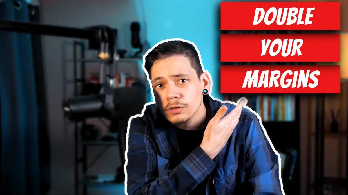 JarodSpiewak's tweet photo. The average profit margin for agency's is between 13-18%? We thought our 25% margins were too low, so we built systems to maintain 43% net margins. In my latest video, I break down the 12-things you can do to get your margins well above industry average. https://t.co/IZRKU9nK4F https://t.co/b3aaGV0oJS