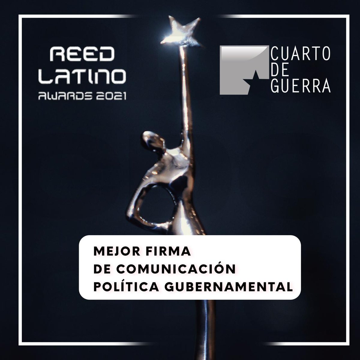 Gracias <a href="/ReedLatino/">Reed Latino</a> por el reconocimiento.

Estamos honrados y más comprometidos que nunca a seguir trabajando en pro de la democracia.

<a href="/CarlosMandujano/">carlos mandujano</a> <a href="/CuartodeGuerra/">Cuarto de Guerra</a>