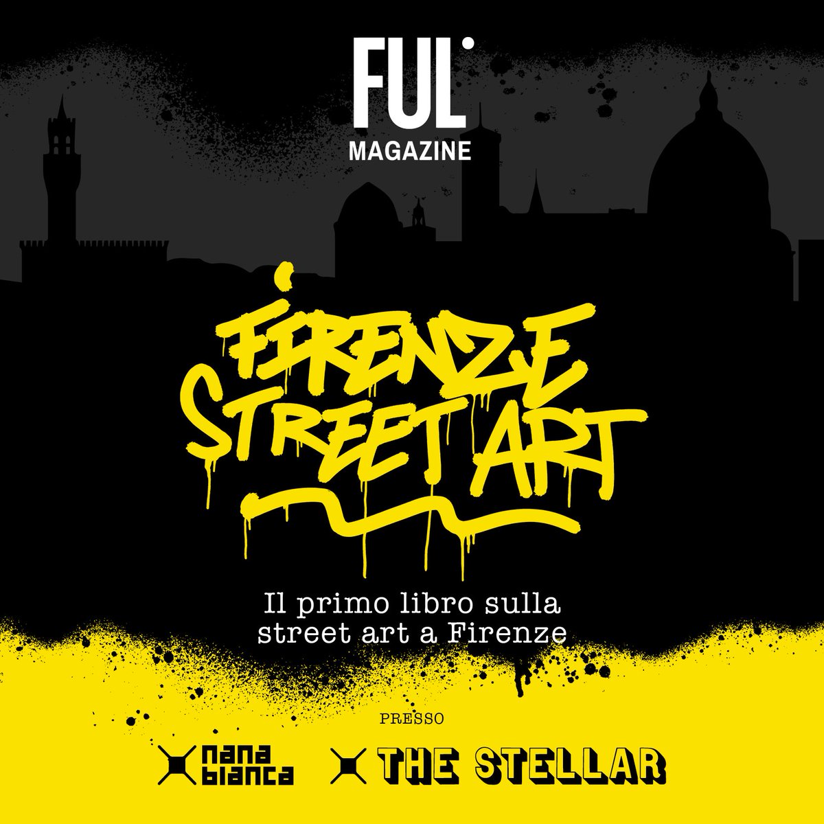 ful_magazine's tweet photo. 30 artisti, 256 pagine con testi critici e foto d'autore. 
Questo è #FirenzeStreetArt, il 1° libro sulla #streetart a #Firenze! 🧩

10 dicembre ore 18 lo presenteremo al #TheStellar insieme a #Bosoletti, @CosimoGuccione, @omarrashid e @JacopoVisani 

Info👉🏻https://t.co/70pXj35e1b https://t.co/ffguFEubsI