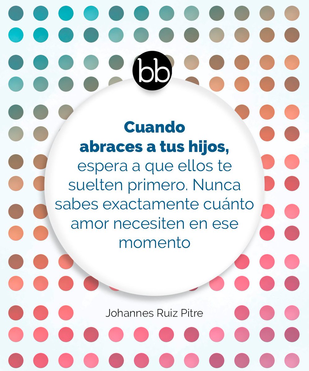 bbmundo_com's tweet photo. Nunca es demasiado amor y cuando sean grandes, te lo agradecerán. https://t.co/5tJjEnZ4m6