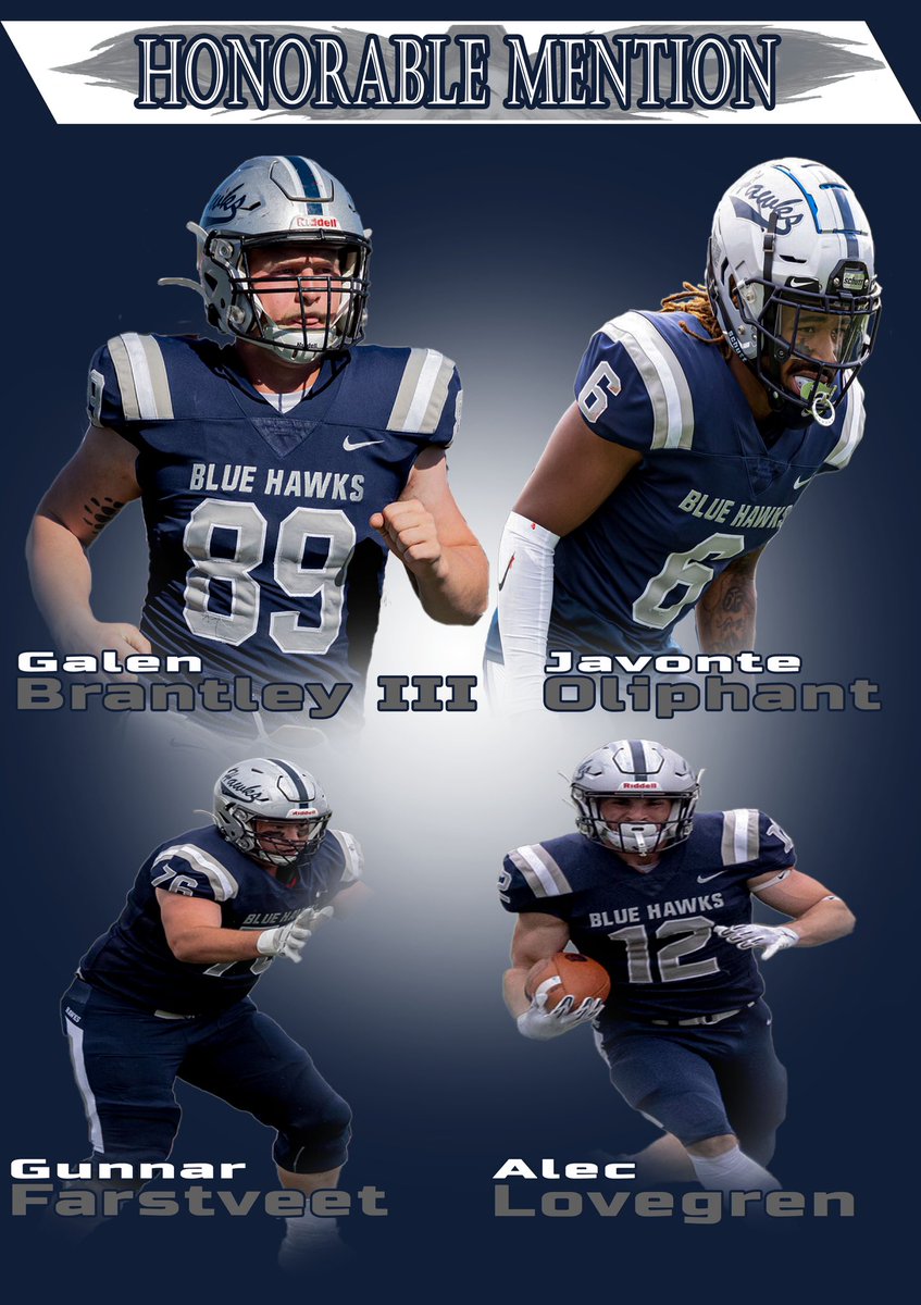 Congrats to all of our Honorable Mentions #HawksAreUp