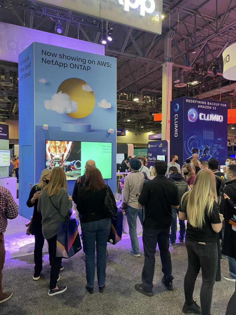 Hey <a href="/AWSreInvent/">AWS re:Invent</a> come by <a href="/NetApp/">NetApp</a> @spot_by_netapp booths for a co-sponsored Happy Hour with <a href="/intel/">Intel</a>