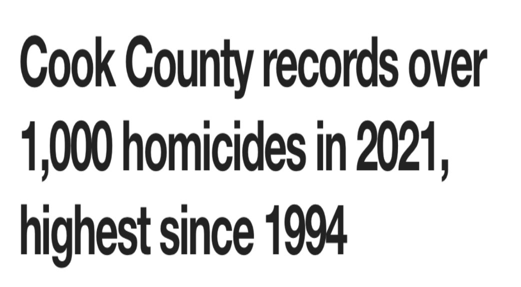 ChiraqHomicide's tweet image. For the first time in more than 30 years, there have been more than 1,000 homicides in Cook County, including 777 in Chicago alone. #Killinois #ChicagoMurderCount