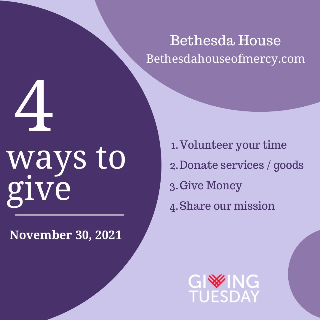 BethesdaAl's tweet photo. Giving Tuesday isn’t over! 

Help make a difference in our community by making a donation today. 💜 https://t.co/uANPsJpYPL