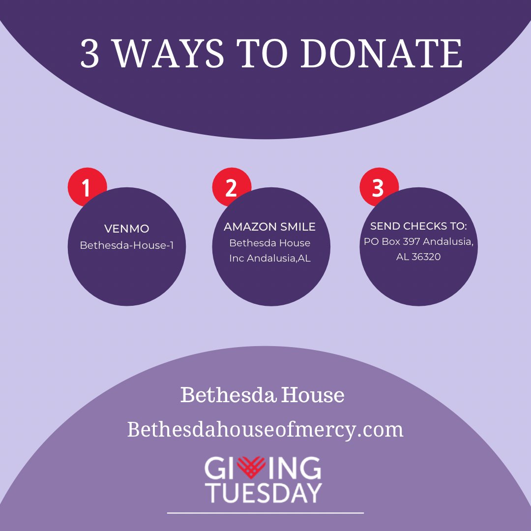 BethesdaAl's tweet photo. Giving Tuesday isn’t over! 

Help make a difference in our community by making a donation today. 💜 https://t.co/uANPsJpYPL