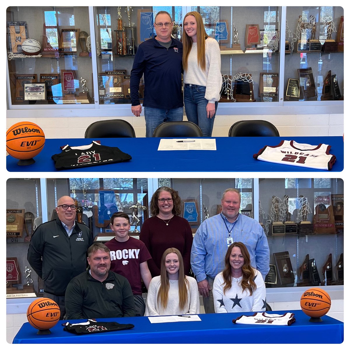 FBCReign_Veal's tweet photo. Congratulations to Alabama Southern Starz Veal 2022 Lanie Henderson on signing her NLI today with Faulkner University and Head Coach Reed Sutton. https://t.co/4vo0otaO0F