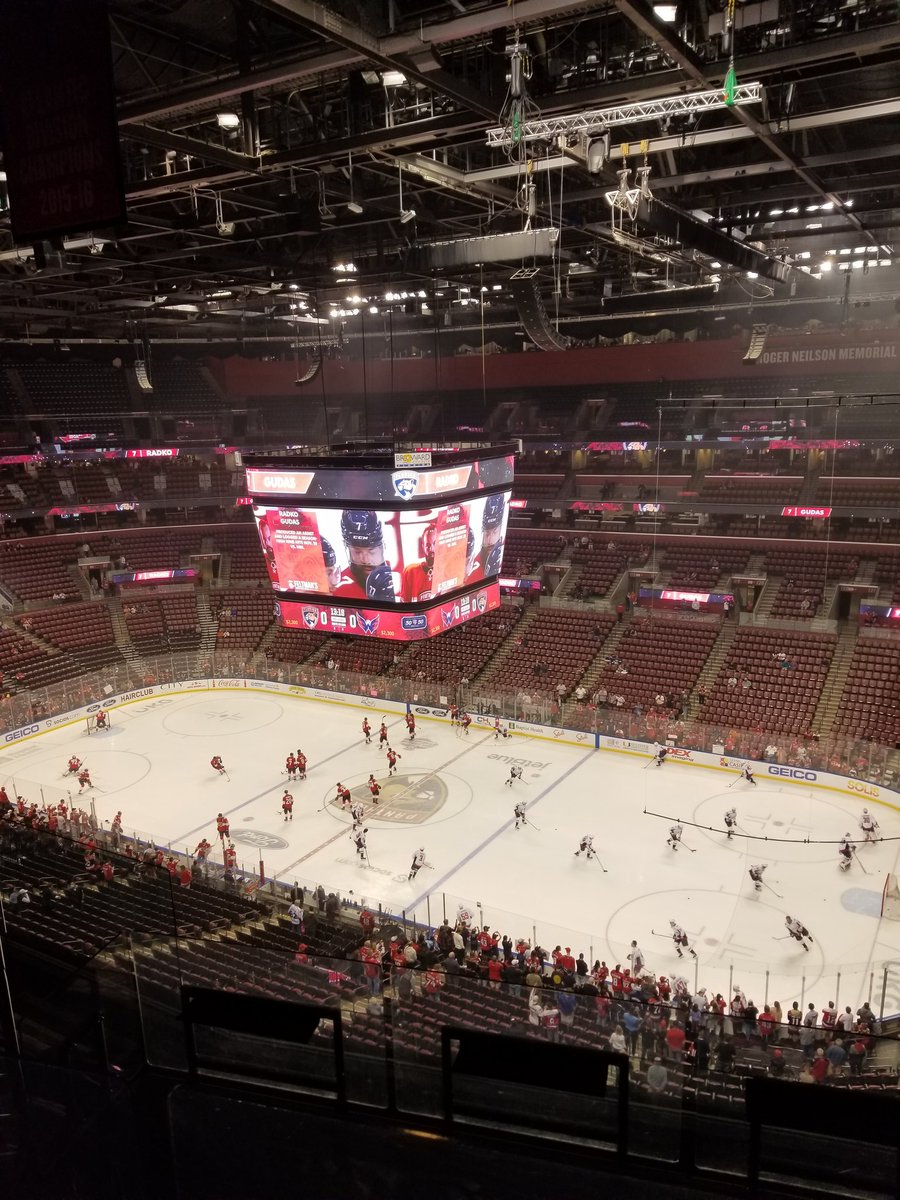 mac99ottawa's tweet photo. Drove 1500 miles from #Ottawa to watch this #FlaPanthers game!! #fasthockey #greatbuilding https://t.co/PlrbF17meD