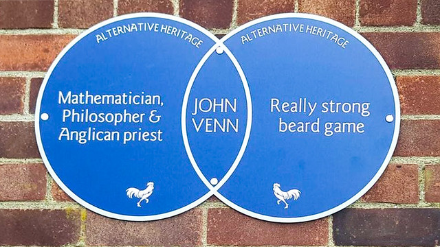 This blue John Venn heritage plaque may be the best heritage plaque 🇬🇧