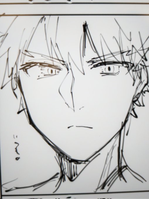 ラフ爺、良い顔描けた。 