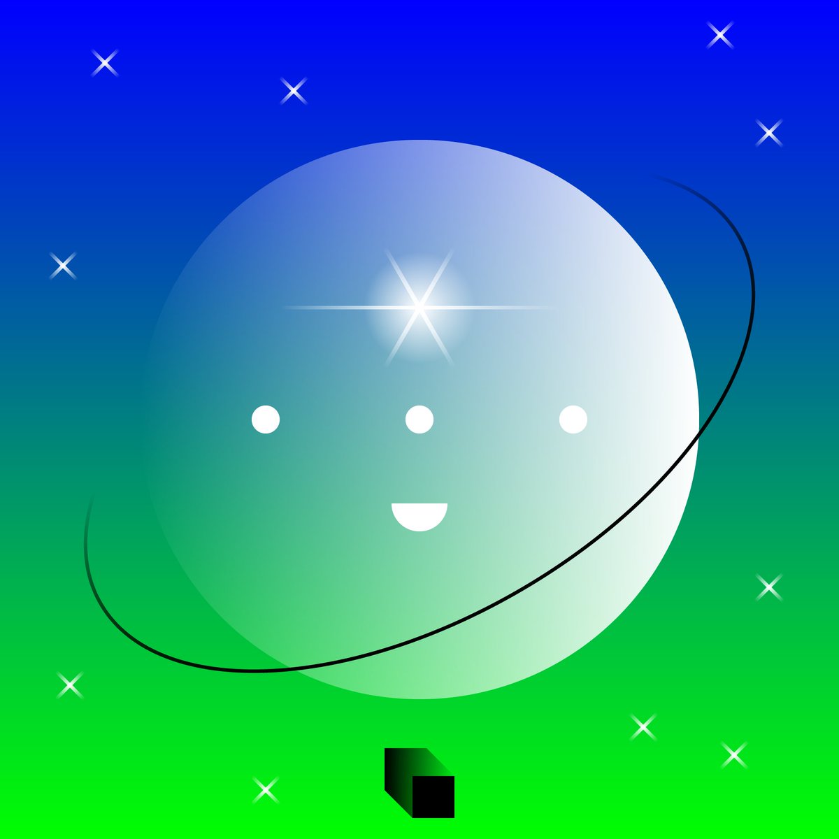 And some RGBillennials got 3 eyes! Very often they were confused with aliens, but in fact, they were curious. They got and processed information with hyper-speed. Knowledge was their super-power! Memes were their favorite knowledge.

Three Eyes chances 2/80
#NFT #NFTcollection