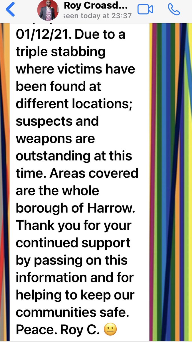 There is a Section 60 for all of Harrow. Please see details below. <a href="/MPSHarrow/">Harrow MPS | North West BCU</a> <a href="/MPSBrent/">Brent MPS | North West BCU</a>
