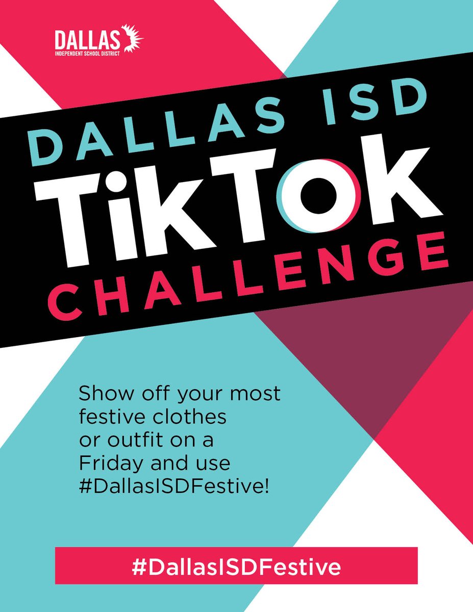 dallasschools's tweet photo. Happy Holidays! During the month of December show off your most festive clothes or outfit on a Friday and use #DallasISDFestive! https://t.co/nLYHYtsWy4