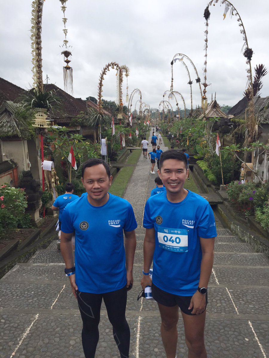 <a href="/PocariSportID/">POCARI SPORT ID</a> Sport Tourism edisi #Bali &amp; berjumpa Walikota Bogor <a href="/BimaAryaS/">bima arya</a> 🤩

#PocariSweatRun2021 #BorntoSweat #latepost