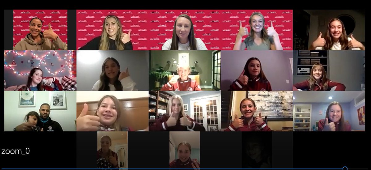 Had so much fun chatting with the Rapids 09G Central Burgundy team last week! I can’t wait to see what the team conquers together. Thank you to @uchealth for connecting me with fellow Coloradans! #OneClubOneCommunity