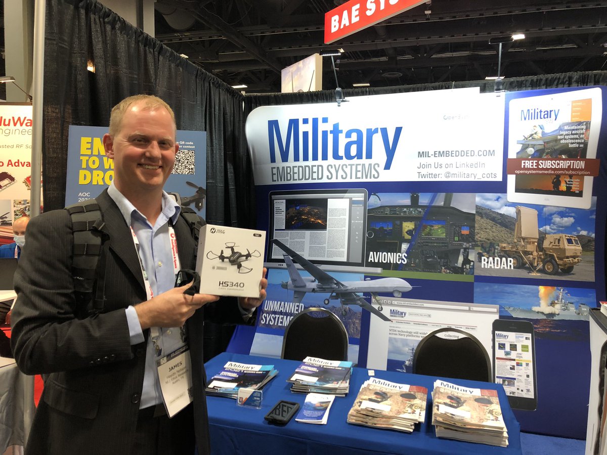 military_cots's tweet image. Congratulations to the #AOC2021 #drone giveaway winner at the @military_cots booth Haydn Nelson from Dallas, TX. Congratulations Haydn and enjoy. Next drawing Dec. 1st at booth 249.