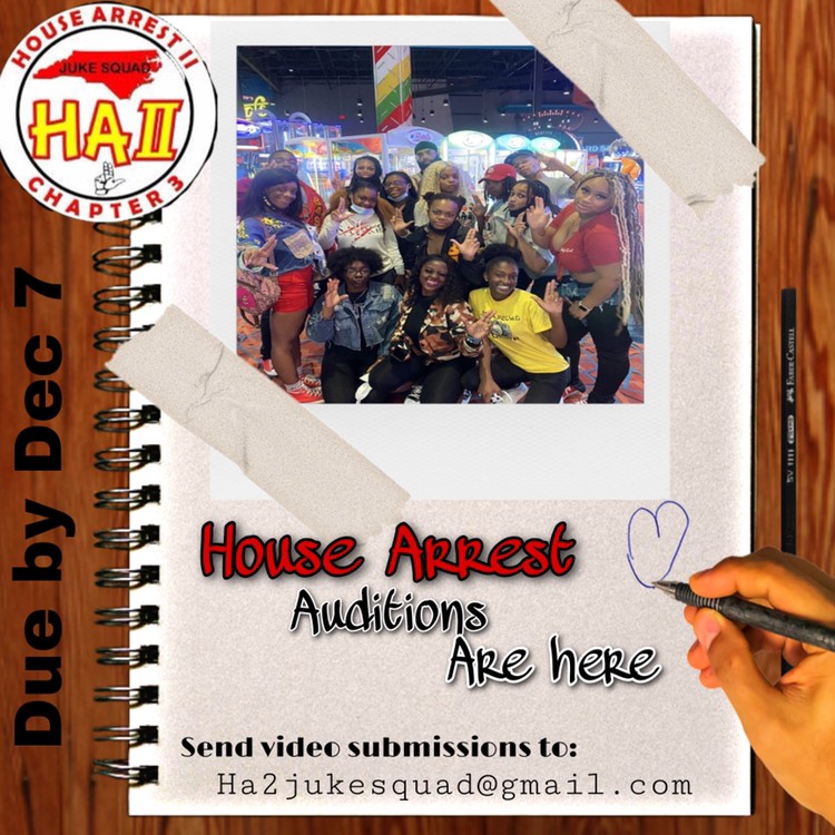 msbbowman1518's tweet photo. HA2 C3 Juke Squad Auditions are here!  Are you 18 and up &amp; live in the RDU area?  Share your passion for dance and send a 30 second- 1 minute freestyle video submission  to ha2jukesquad@gmail.com.  All video submissions are due by December 7th ‼️We can’t wait to see from you ❤️! https://t.co/oFWtJEFAH0