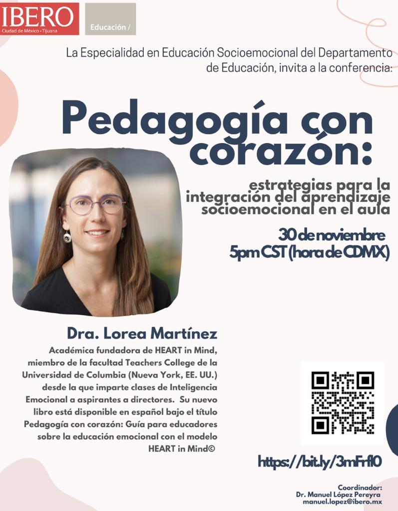 Revista_RIEEB's tweet photo. No te pierdas esta conferencia, invita la Especialidad en Educación Socioemocional del Departamento de Educación de la Ibero @EducacionIbero https://t.co/qN646divUE