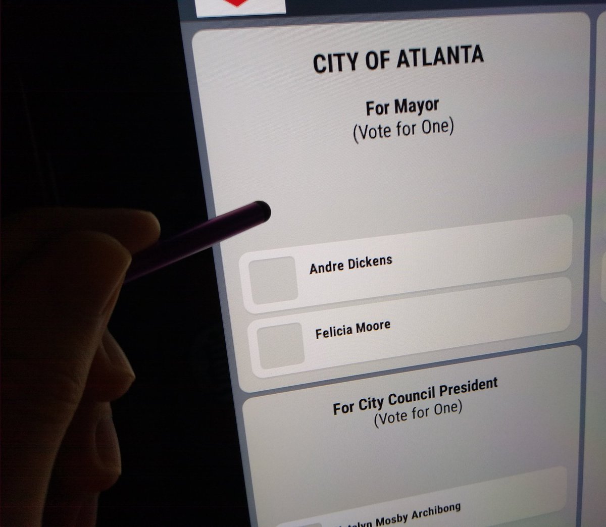 alexb4mayor's tweet photo. @CityofAtlanta @andreforatlanta @mooreforatlanta @alexbarrella

just cast my ballot with my vote for BLANK CONTEST

too bad it was rigged so i couldn't vote for Alex Barrella(myself); the best candidate..

✊🏼💚
#UnfuxSociety
https://t.co/klDMlnGNvQ https://t.co/UeAFxt1s20