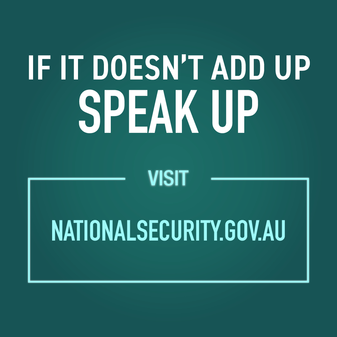 The revamped Australian National Security website has launched today!

See something suspicious? Report it here: nationalsecurity.gov.au