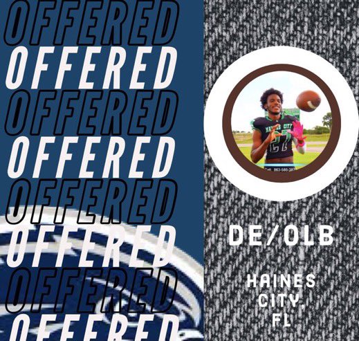 After a great conversation with <a href="/CoachCrafts/">Coach Crafts</a> I’m truly blessed to receive my first offer from <a href="/GilaRiverHawks/">Gila River Football</a> <a href="/HFBC_Herrington/">Patrick Herrington</a>