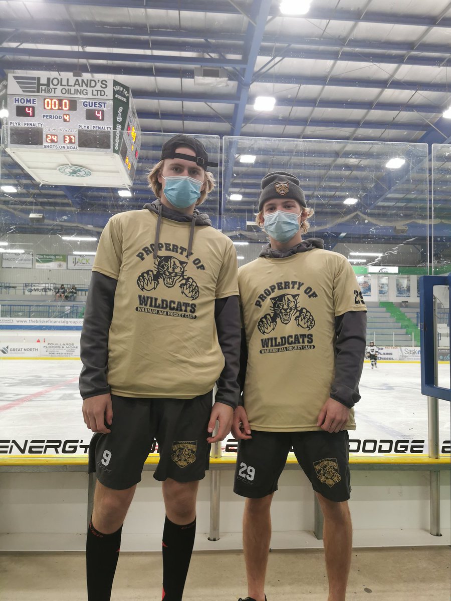 Help us welcome Jaydon Jessiman and Jordan Normand who have been called up and will play their first career <a href="/theSJHL/">SJHL</a> game tonight!

Jaydon and Jordan are currently teammates with the <a href="/AAAWarman/">Warman Wildcats U18 AAA</a> 
#GiddyUp