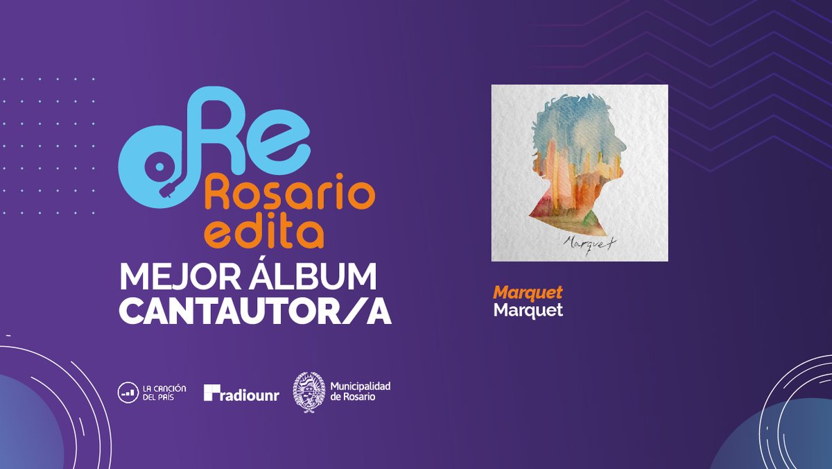 #RosarioEdita 2021!🏆✊💞⁣
¡Ya tenemos al ganador de la categoría Cantautor!⁣
El disco que se lleva el premio es: Marquet, de Nahuel Marquet👏👏👏⁣
¡Felicitaciones!✨