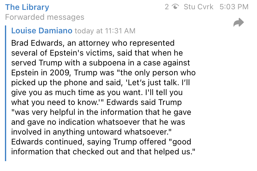 Just a reminder as balance for all the one point headlines that are written about #MaxwellTrial today: