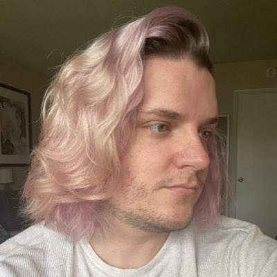 DapperDancer's tweet image. My hair is cotton candy.  #NewProfilePic