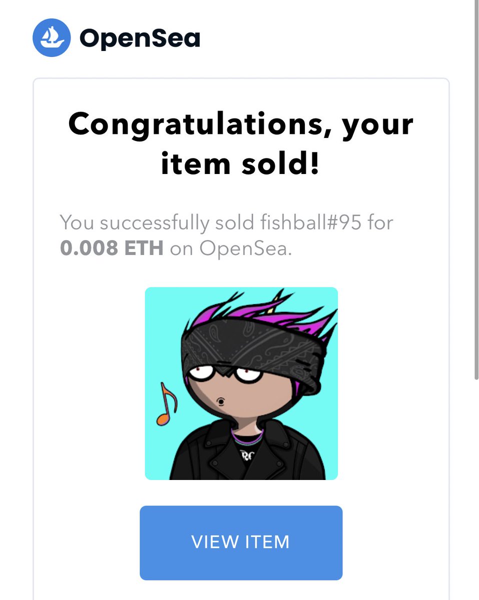 Crypto_fishball's tweet photo. Sold items 
https://t.co/1SDMvGhUr8 
We need you support 🙌🏻
What are you waiting for 🥳🚀🍻🌖

#NFT #Opensea #nftart #nftartist #nfts #nftcollector #nftartgallery #nftcollection #nftnews #nftmarketplace #openseanft #fishball #art #nftcollectibles #nftdrop #nftartwork https://t.co/IuXIJsfDCz