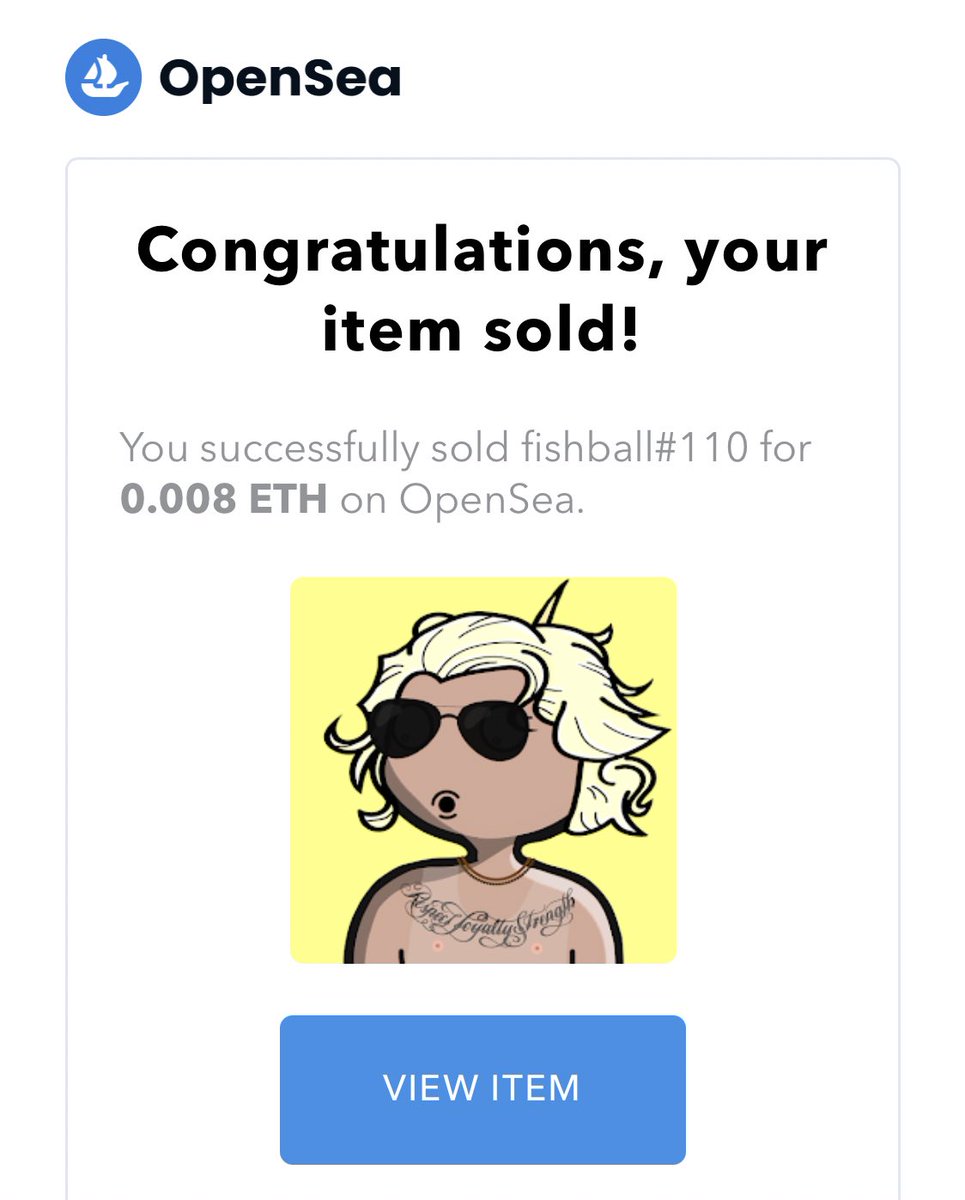 Crypto_fishball's tweet photo. Sold items 
https://t.co/1SDMvGhUr8 
We need you support 🙌🏻
What are you waiting for 🥳🚀🍻🌖

#NFT #Opensea #nftart #nftartist #nfts #nftcollector #nftartgallery #nftcollection #nftnews #nftmarketplace #openseanft #fishball #art #nftcollectibles #nftdrop #nftartwork https://t.co/IuXIJsfDCz
