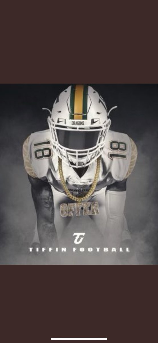Rashid_Harris4's tweet photo. Extremely Blessed to receive an offer from the University Of Tiffin!!!@Coach_B10 @TUDragonFB https://t.co/rT5vjI8ZDG