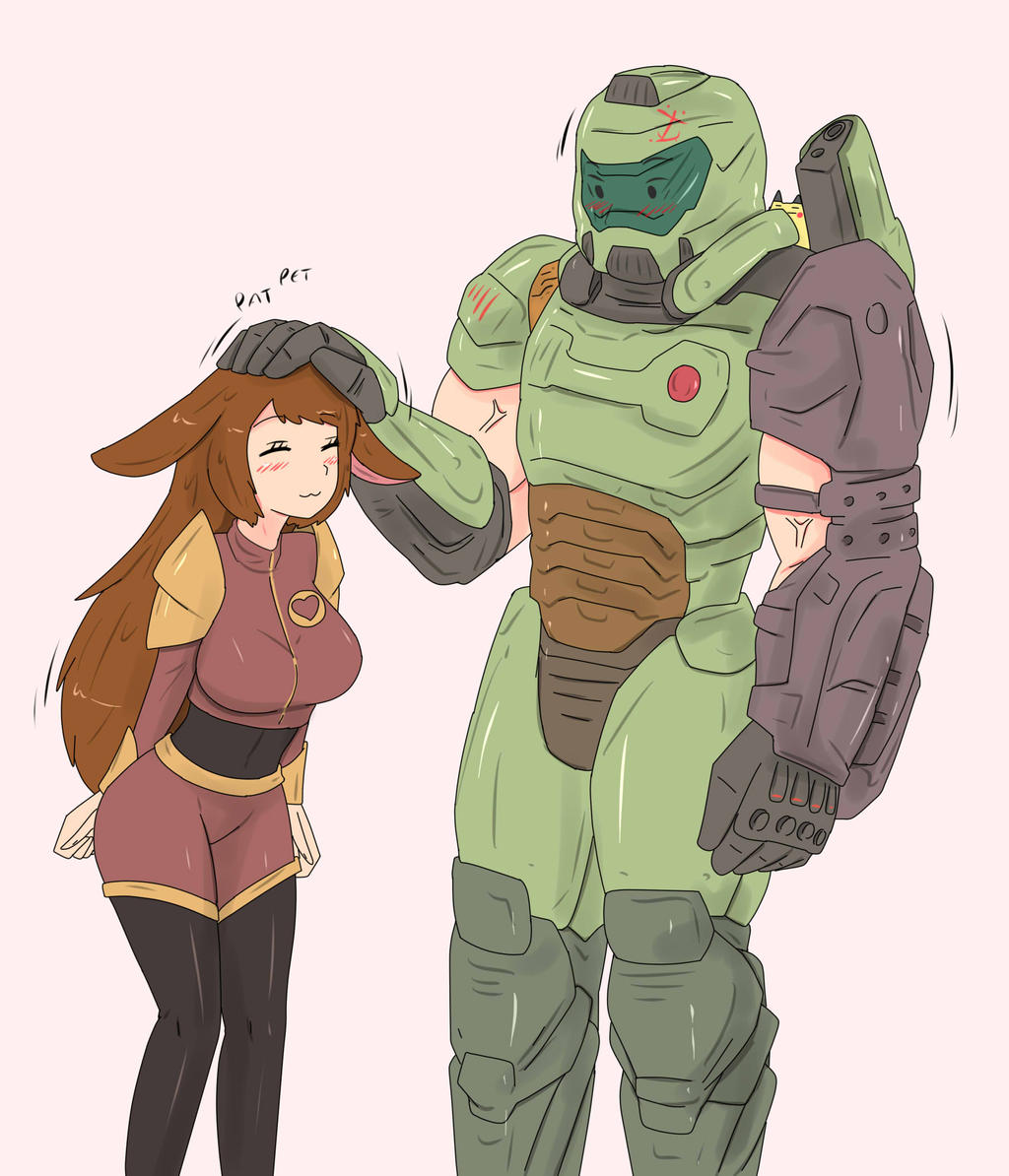GRlMMSLAYER's tweet photo. Giving headpats. https://t.co/pB2Z5qQBFc